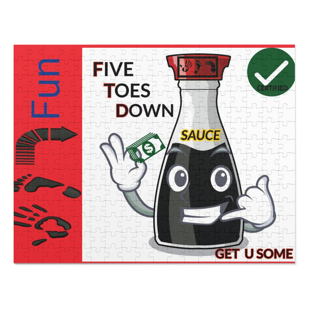 Five Toes Down Sauce 252 Piece Puzzle