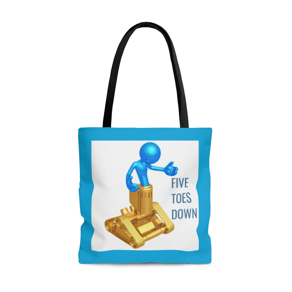 Five Toes Down Tank Tote Bag