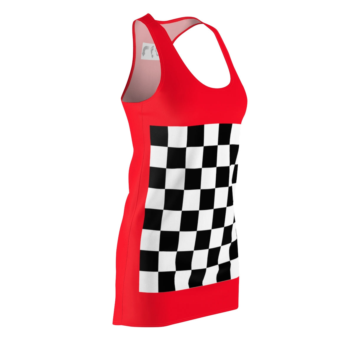Five Toes Down Red Cut & Sew Racerback Dress