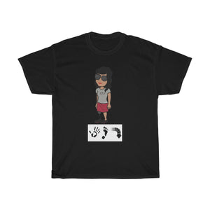 Five Toes Down Amp Woman/Logo Unisex Tee