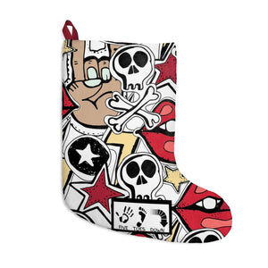 Five Toes Down Skull Christmas Stockings