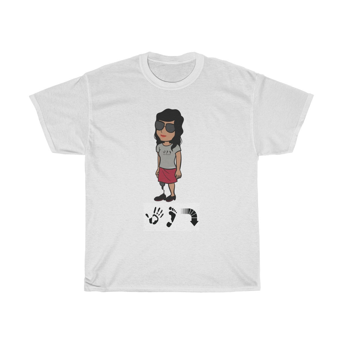 Five Toes Down Amp Woman/Logo Unisex Tee