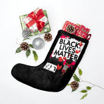 Five Toes Down BLM Christmas Stockings Blk