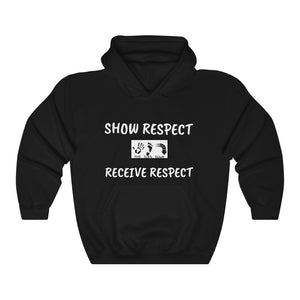 Five Toes Down Show Respect Unisex Heavy Blend Hooded Sweatshirt
